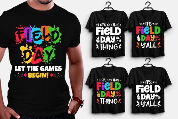 Field Day T-Shirt Design Bundle: Creative Assets for Modern Projects