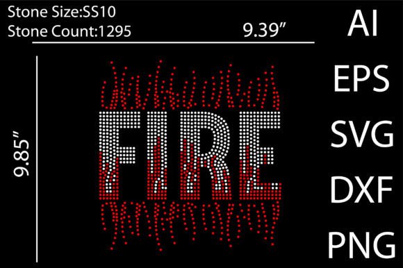 Fire Rhinestone Templates: Ignite Your Creative Projects