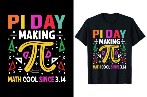 HAPPY PI DAY T-shirt Design: Instant Download Creative Assets