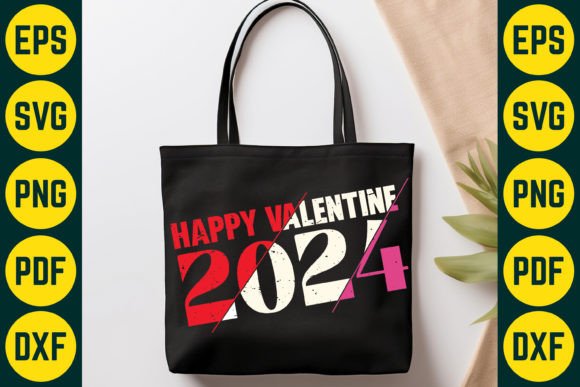 Happy Valentine 2024 SVG T-Shirt Design