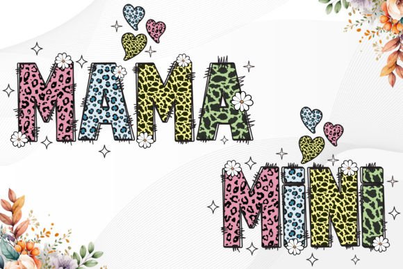Mama Mini Leopard Design: A Bold Mother's Day Visual Asset