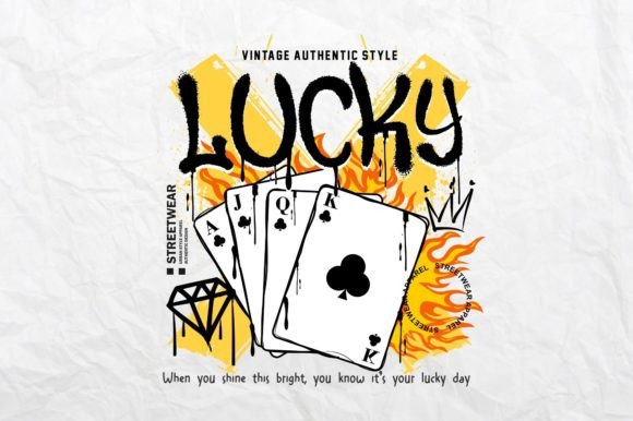 Poker T-Shirt Design: Streetwear Style for Bold Graphics