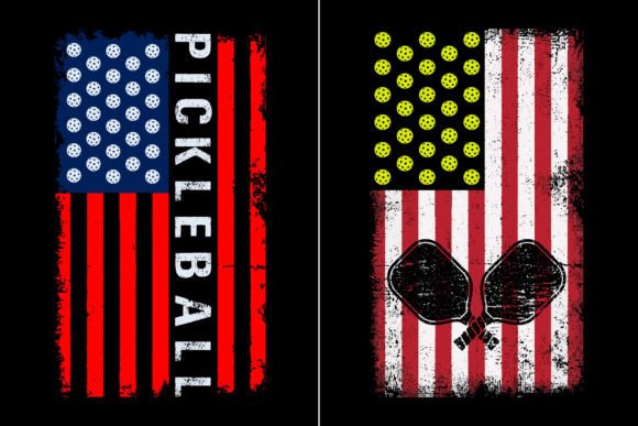 USA Flag Pickleball Design: A Patriotic Asset for Your Projects