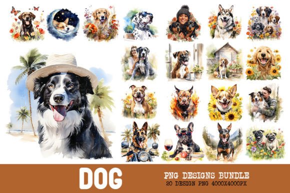 Vintage Dog Lover Bundle: A Designer's Creative Asset